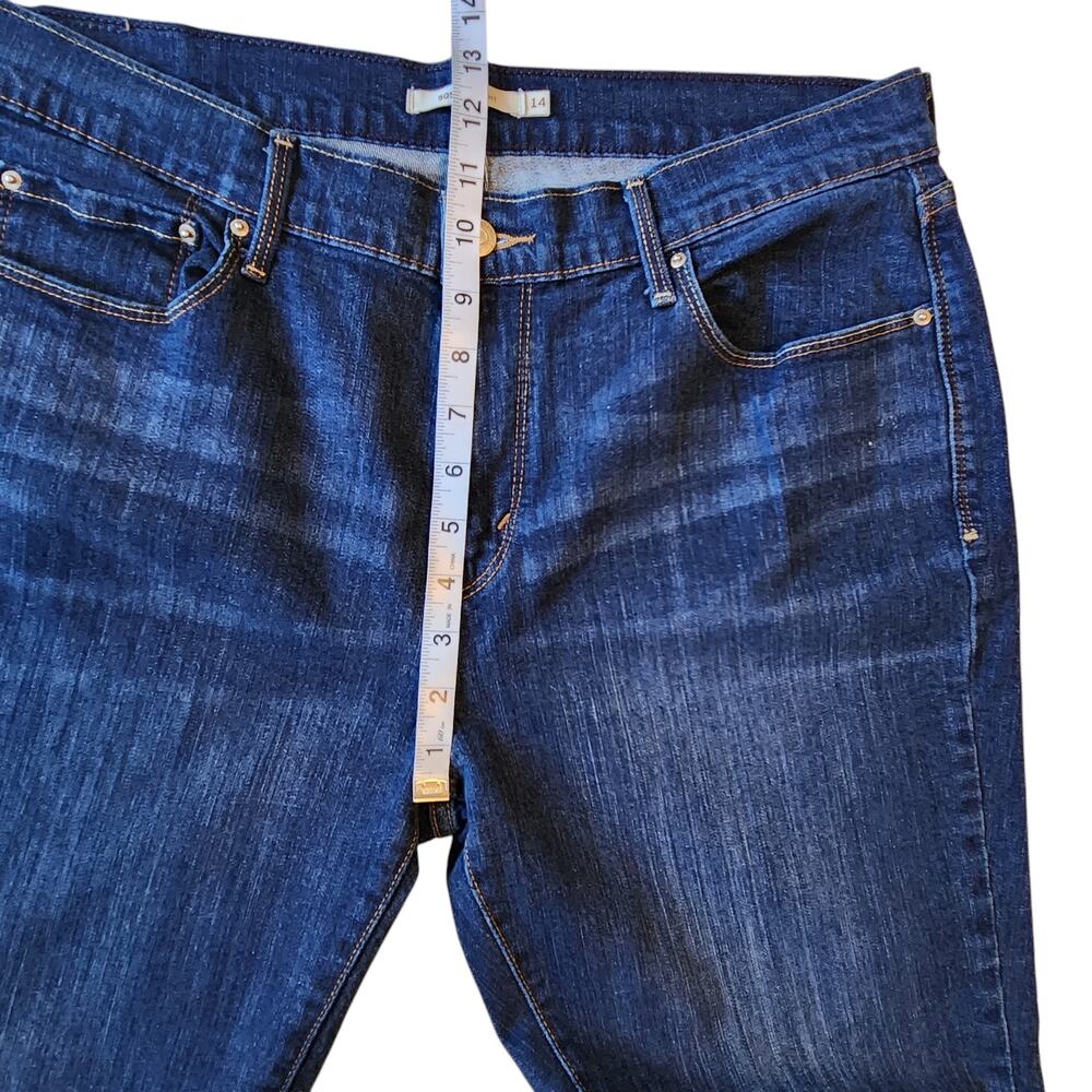 Levi's 505 Straight Leg Ankle Length Jeans, women's size 14, Pristine Condition - Picture 8 of 11